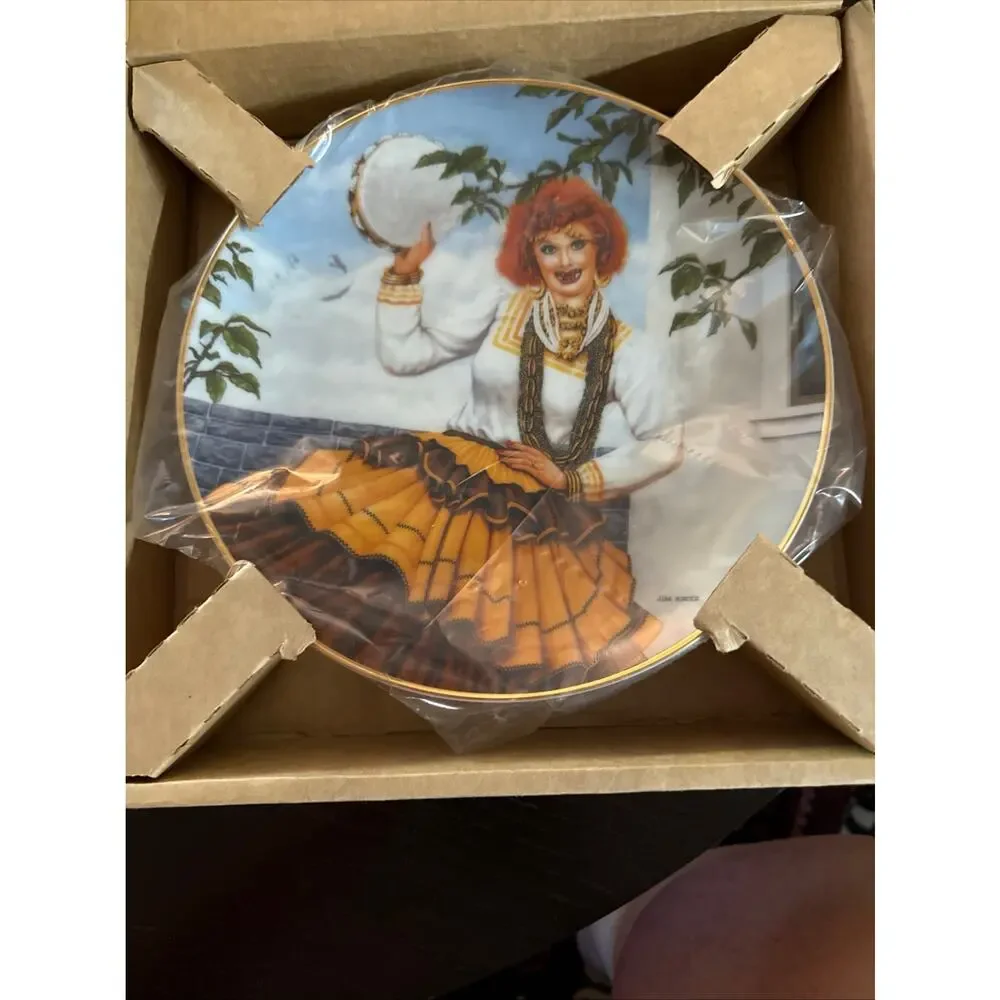 I Love Lucy Queen of Gypsies Hamilton Collector Plate